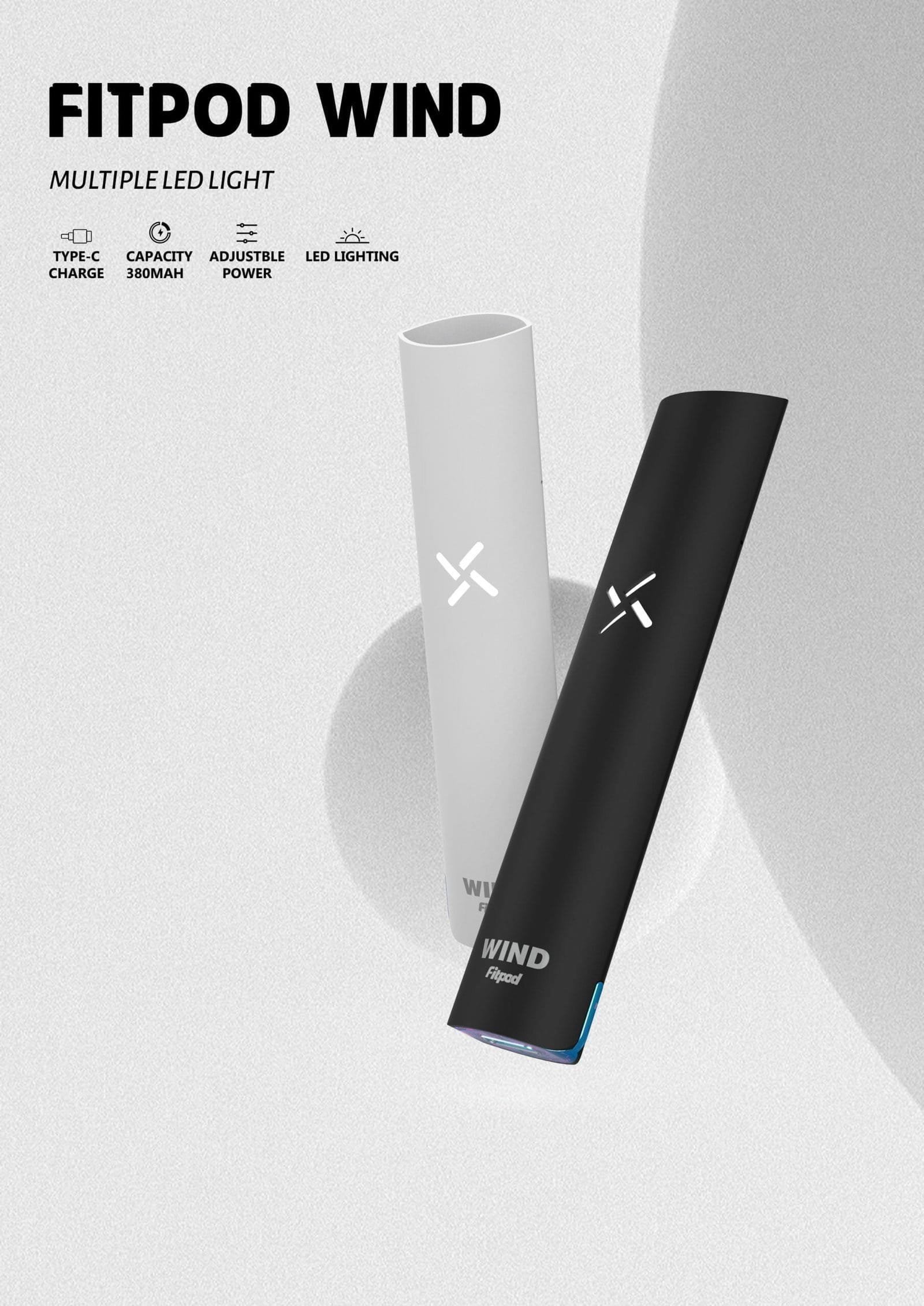 Fitpod Wind氣流發光一代電子煙可調壓主機:圖片 4